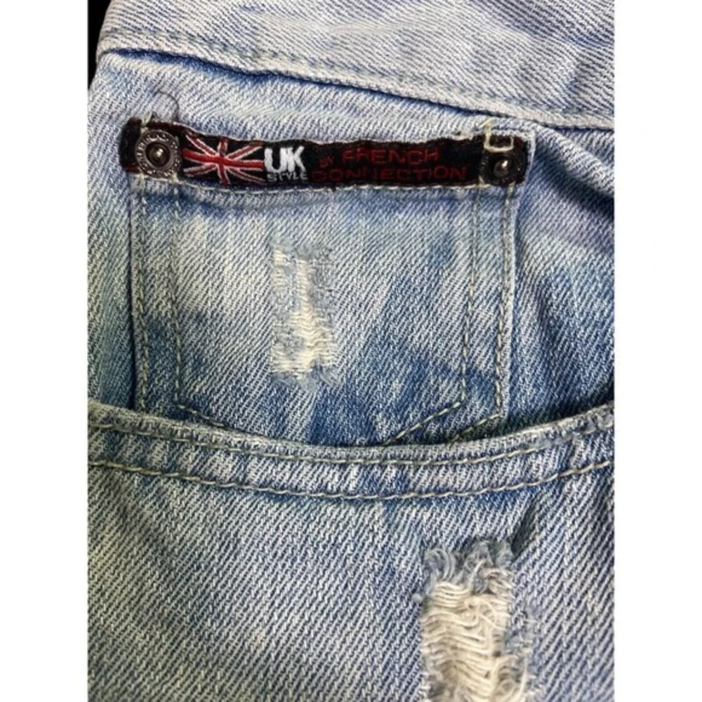 French Connection UK Style Mens Straight-Cut Light‎ Wash Jeans Size 34x30